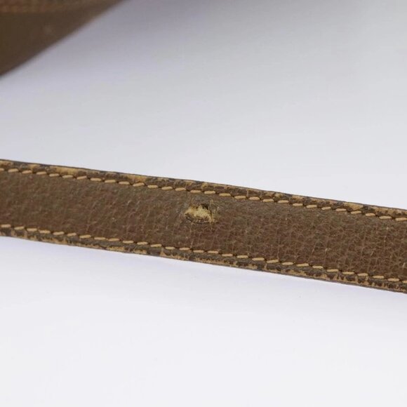 GUCCI GG Supreme Web Sherry Line Shoulder Bag PVC Beige - Picture 8 of 16